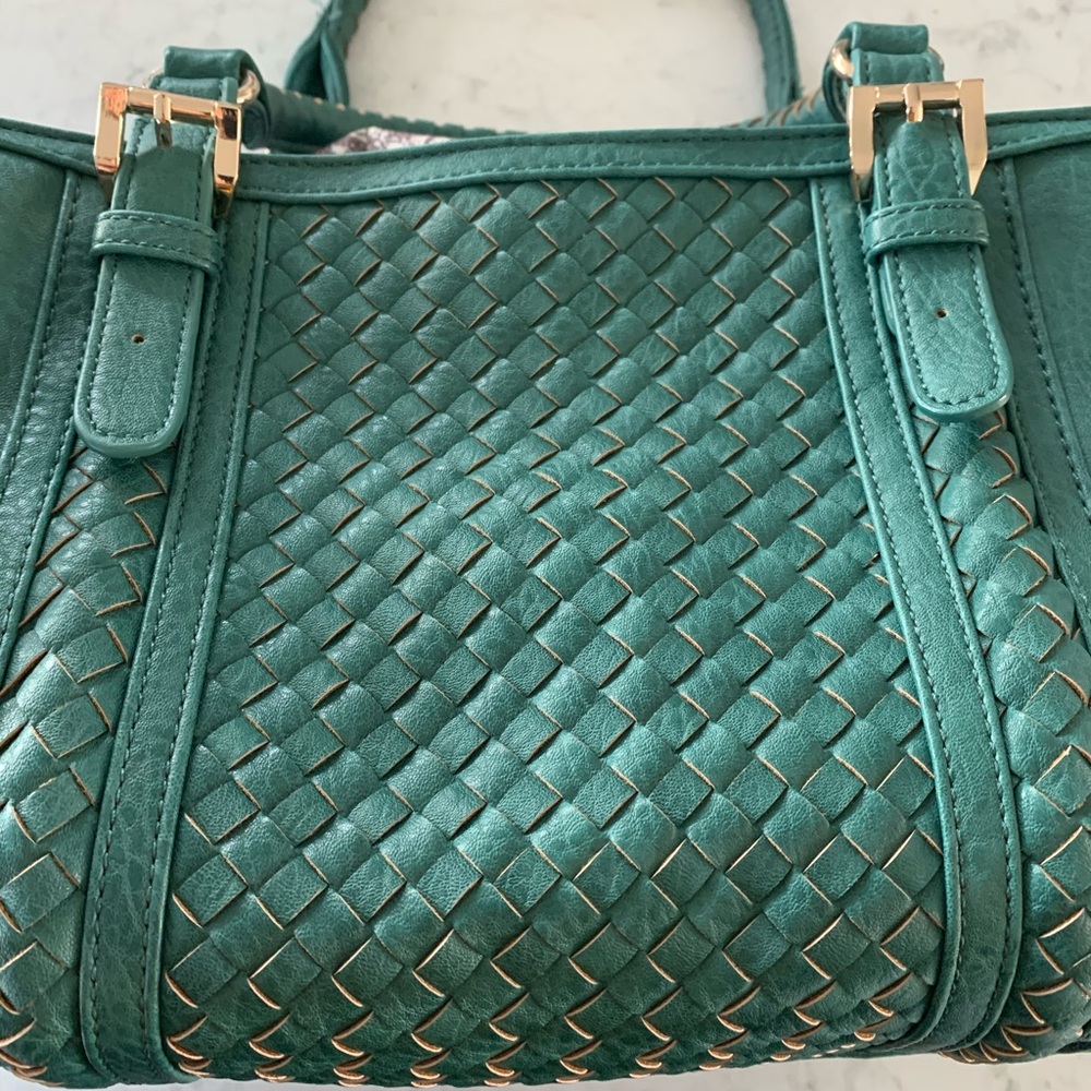 Vegan green purse